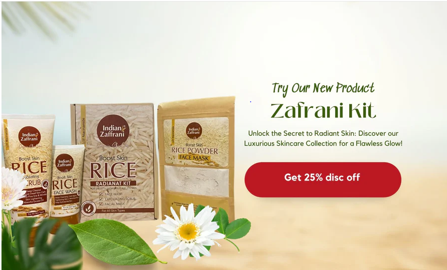 Indian Zafrani Glow Facial Kit